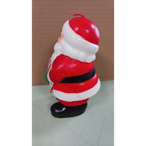 Vintage Santa Claus Christmas Candle 5 1/2 inches tall never lite - Picture 4 of 6